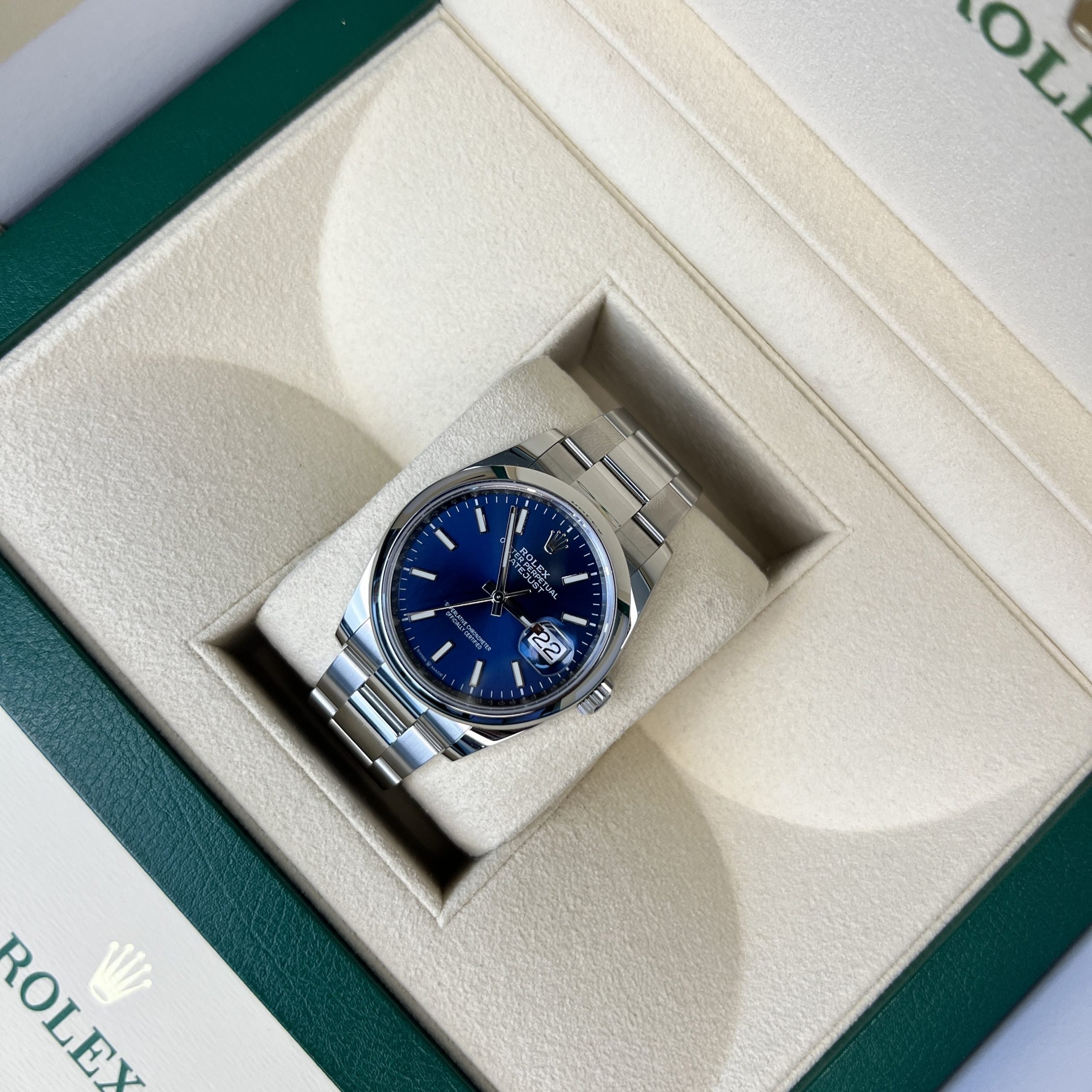 Rolex Datejust 36mm 126200 Blue Dial