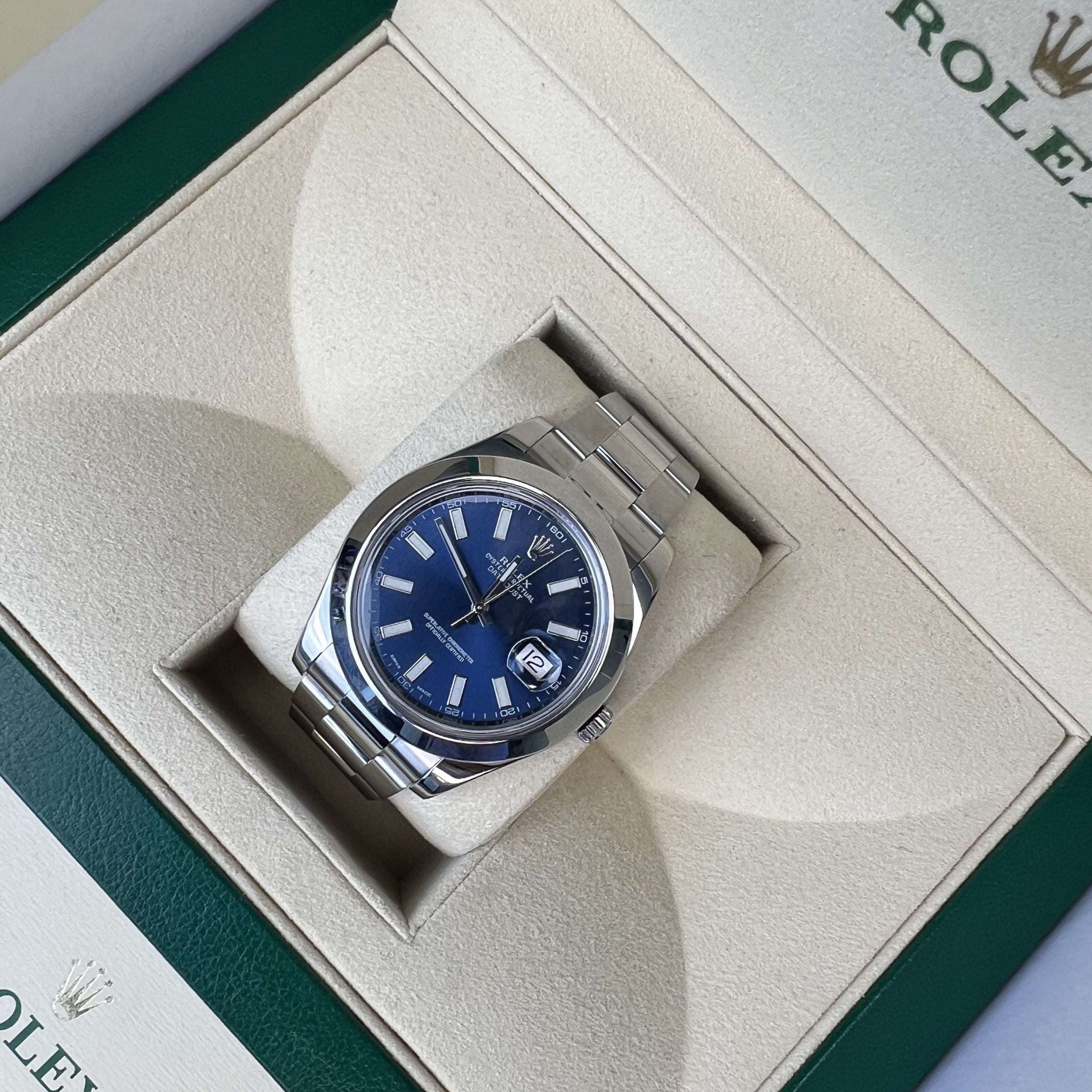 Rolex Datejust II 41mm 116300 Blue Dial