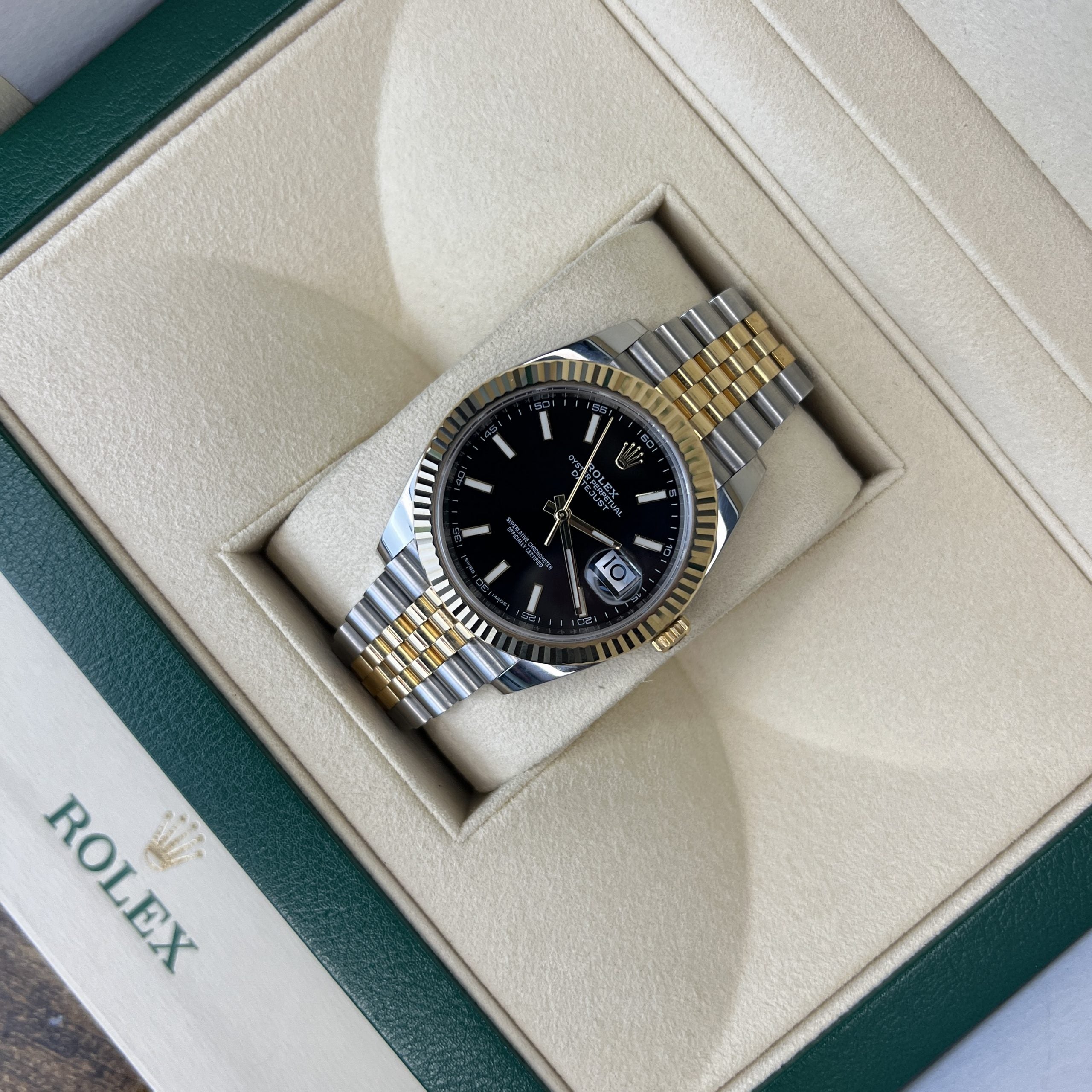 Rolex Datejust 41 126333 Black Dial Steel & Gold