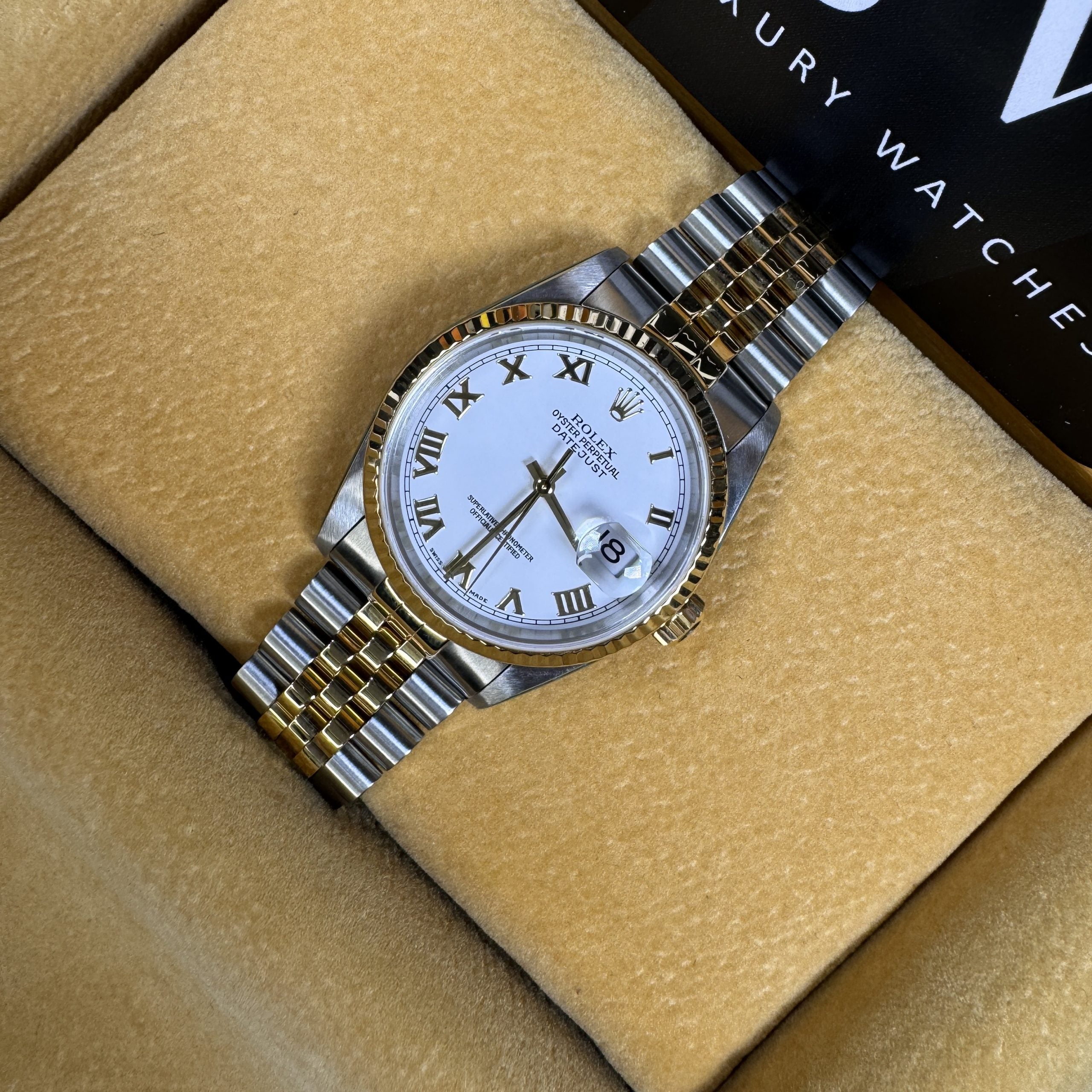 Rolex Datejust 16233 White Dial