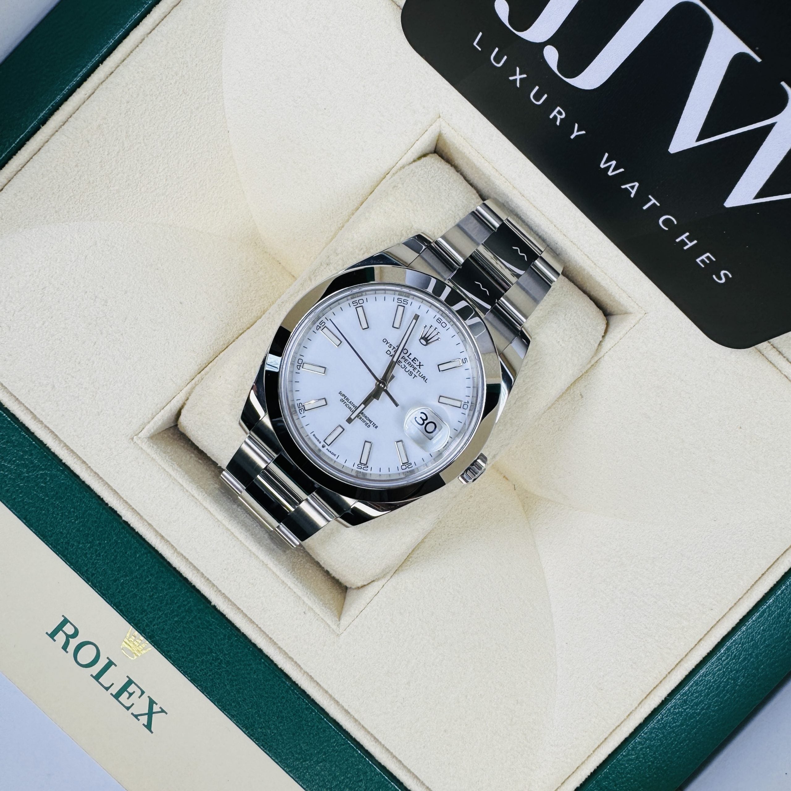 Rolex Datejust 41 126300 White Dial