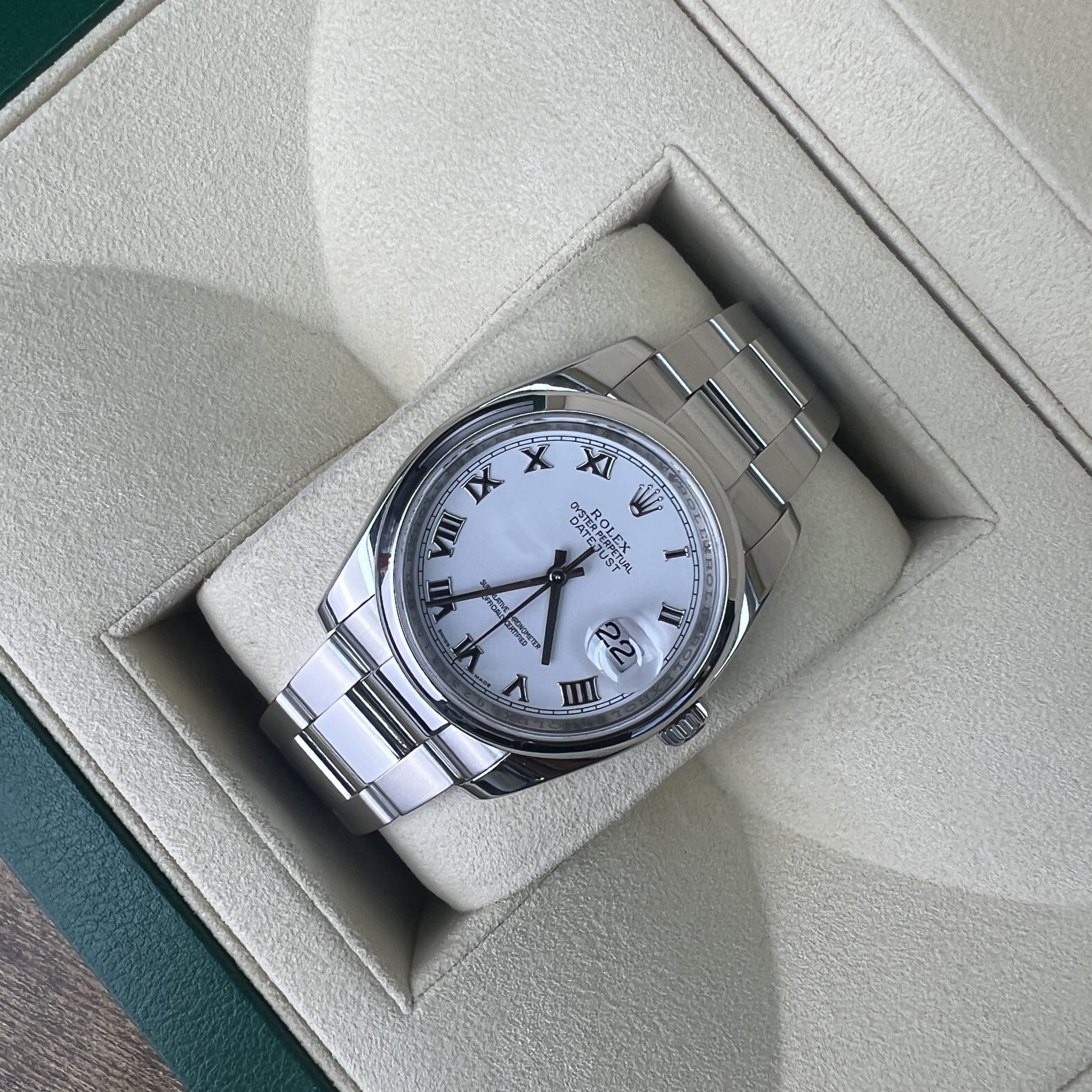 Rolex Datejust 36mm 116200 White Dial