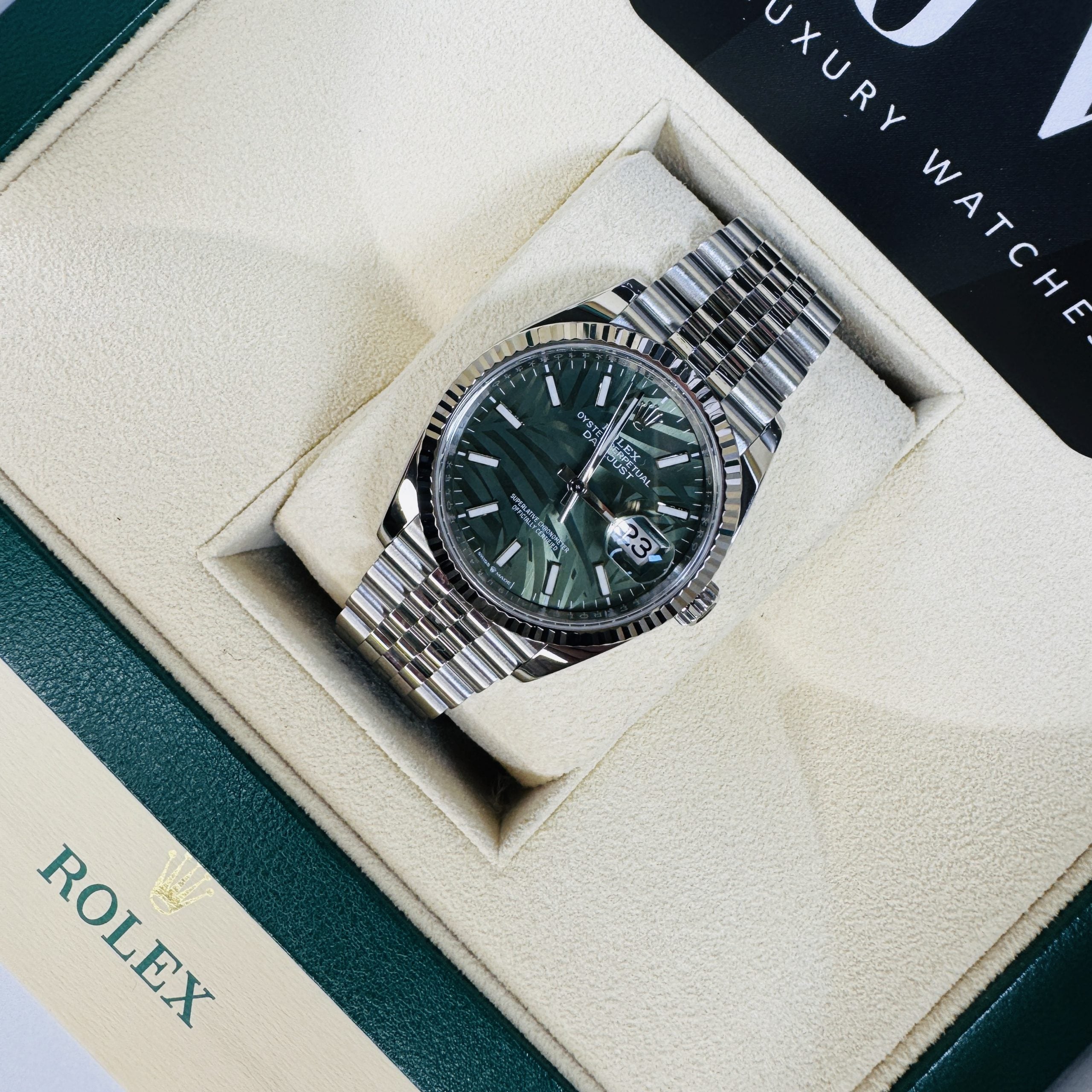 Rolex Datejust 126234 Palm Motif Dial