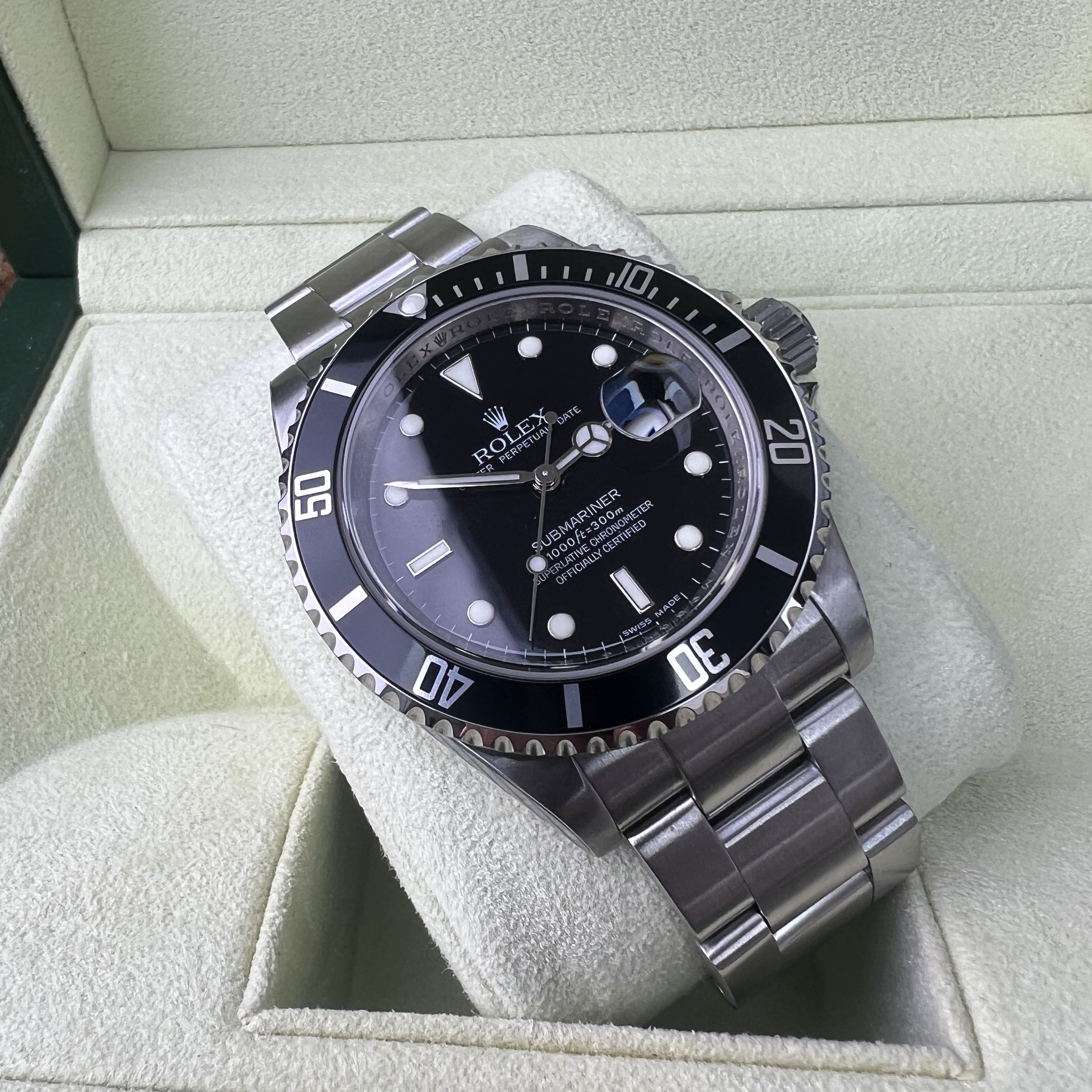 Rolex Submariner Date 16610T Black Dial