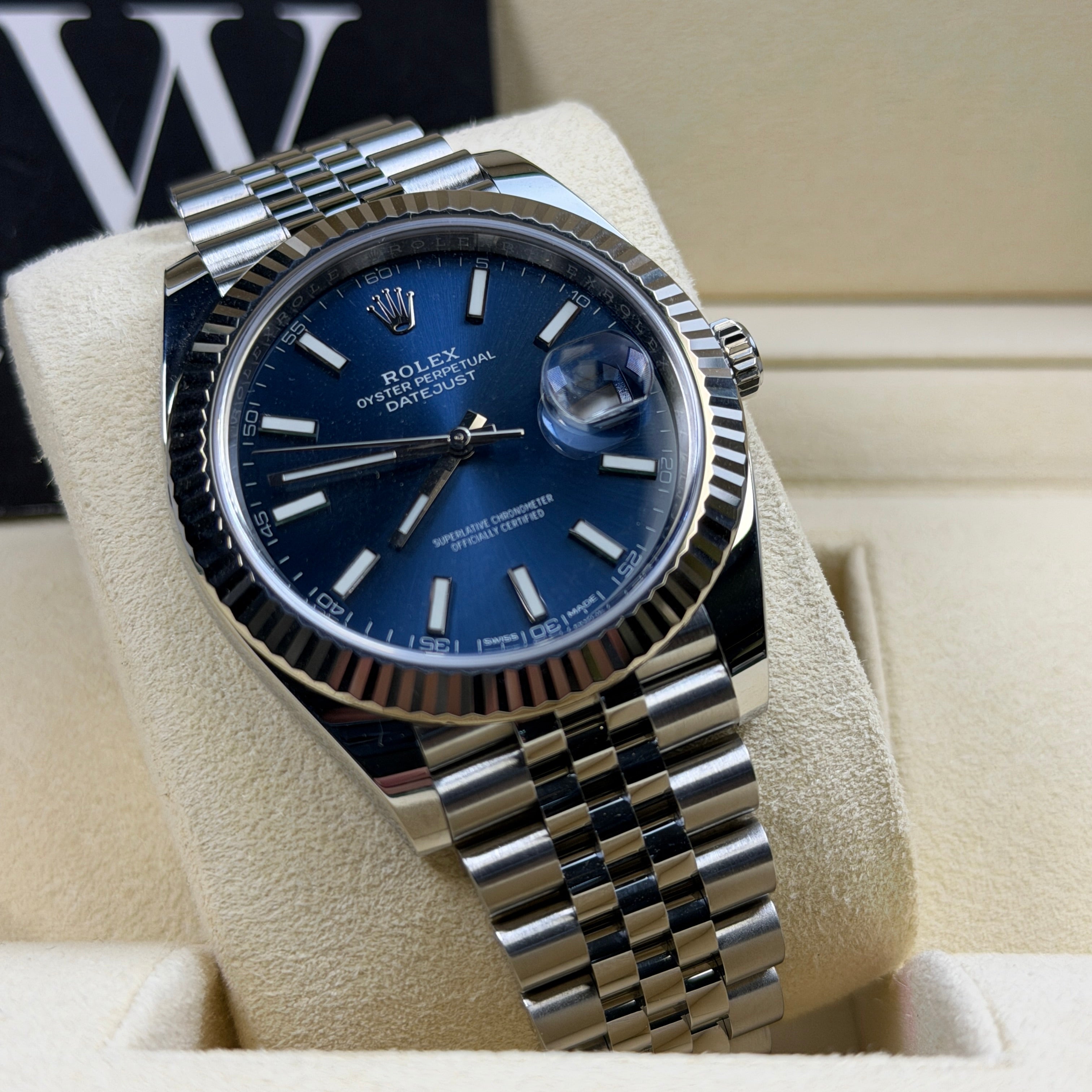Rolex Datejust 41 126334 Blue Dial Jubilee 2018