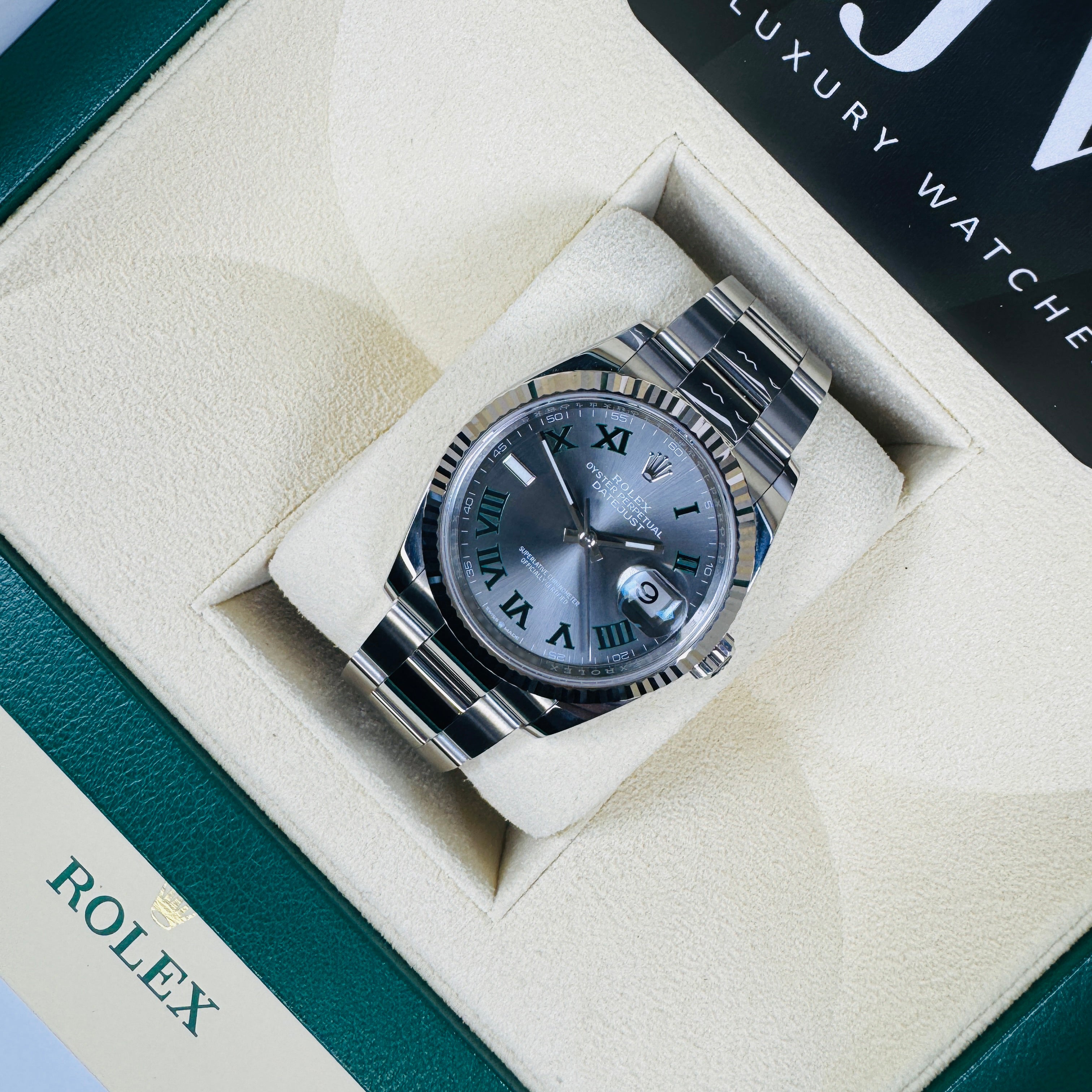 Rolex Datejust 36mm 126234 Wimbledon Dial