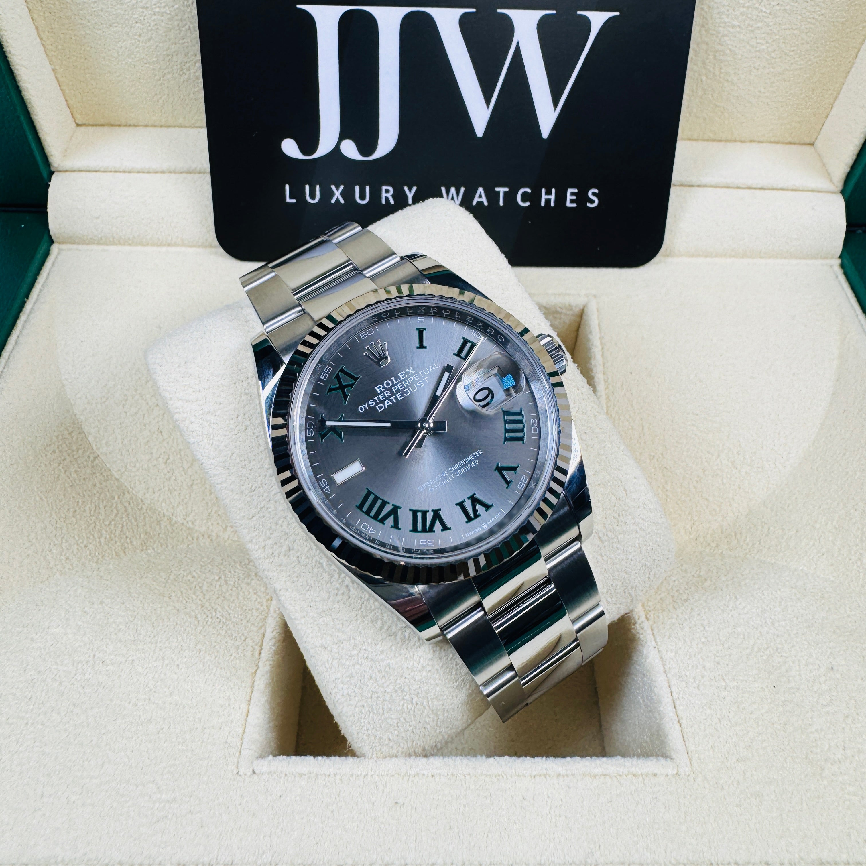 Rolex Datejust 36mm 126234 Wimbledon Dial