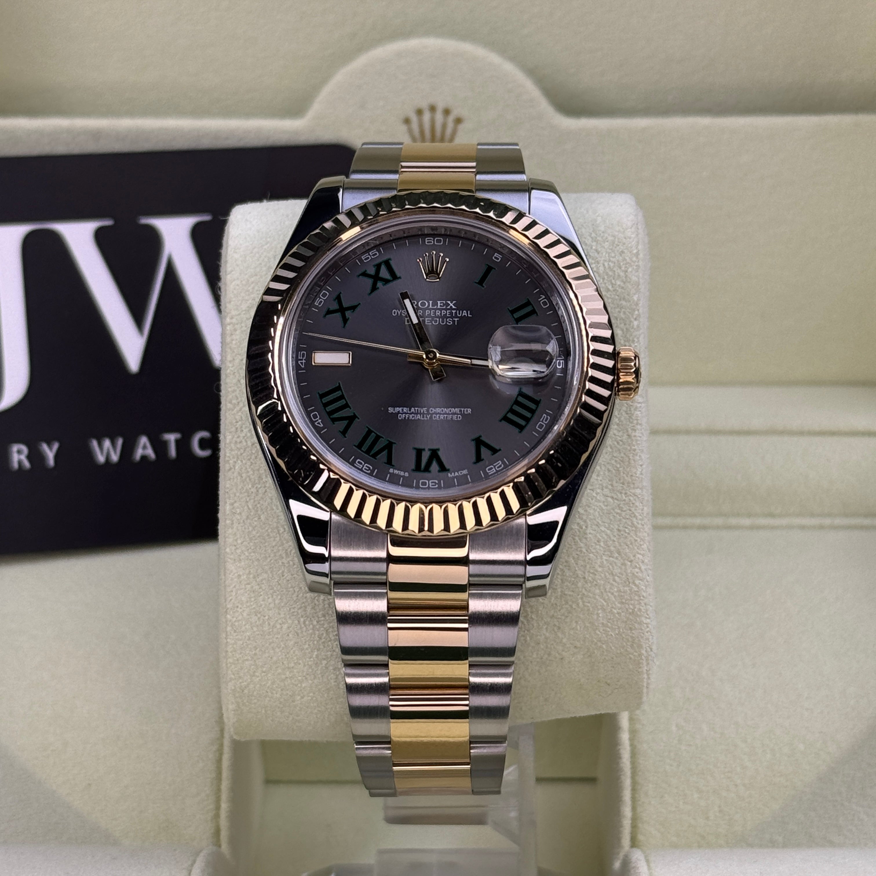 Rolex Datejust II 116333 'Wimbledon' Dial 2012