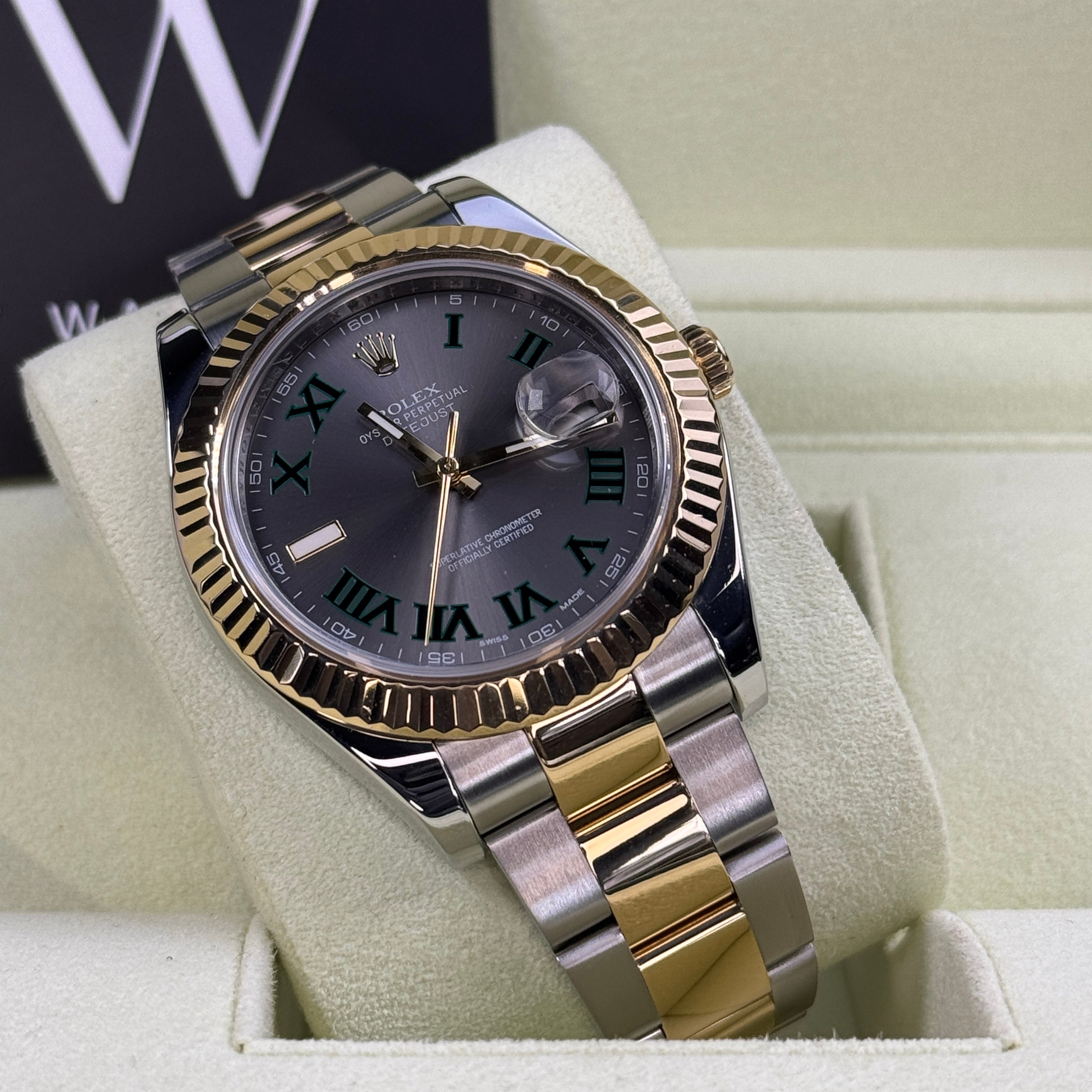 Rolex Datejust II 116333 'Wimbledon' Dial 2012