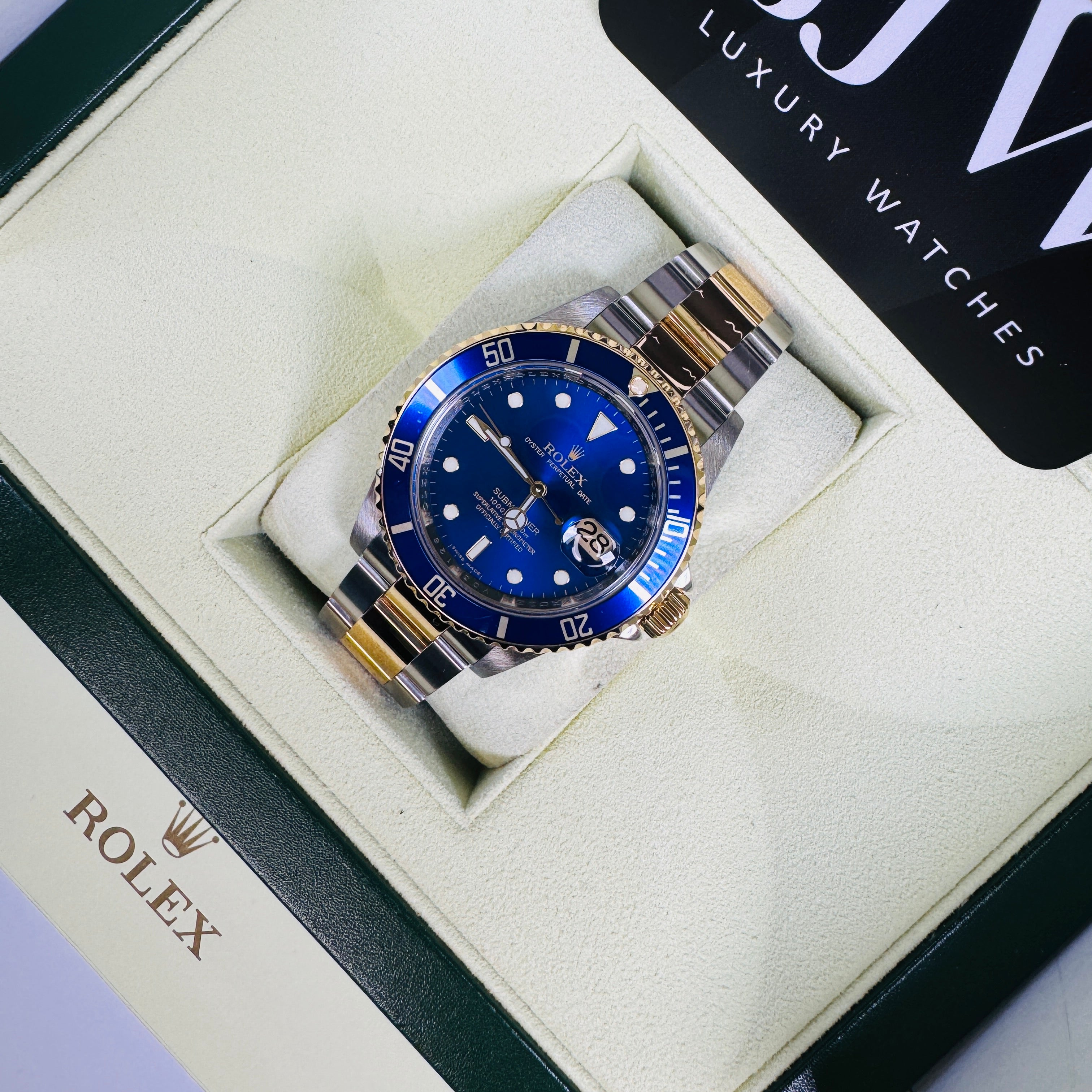 Rolex Submariner Date 16613 'Bluesy' Blue Dial