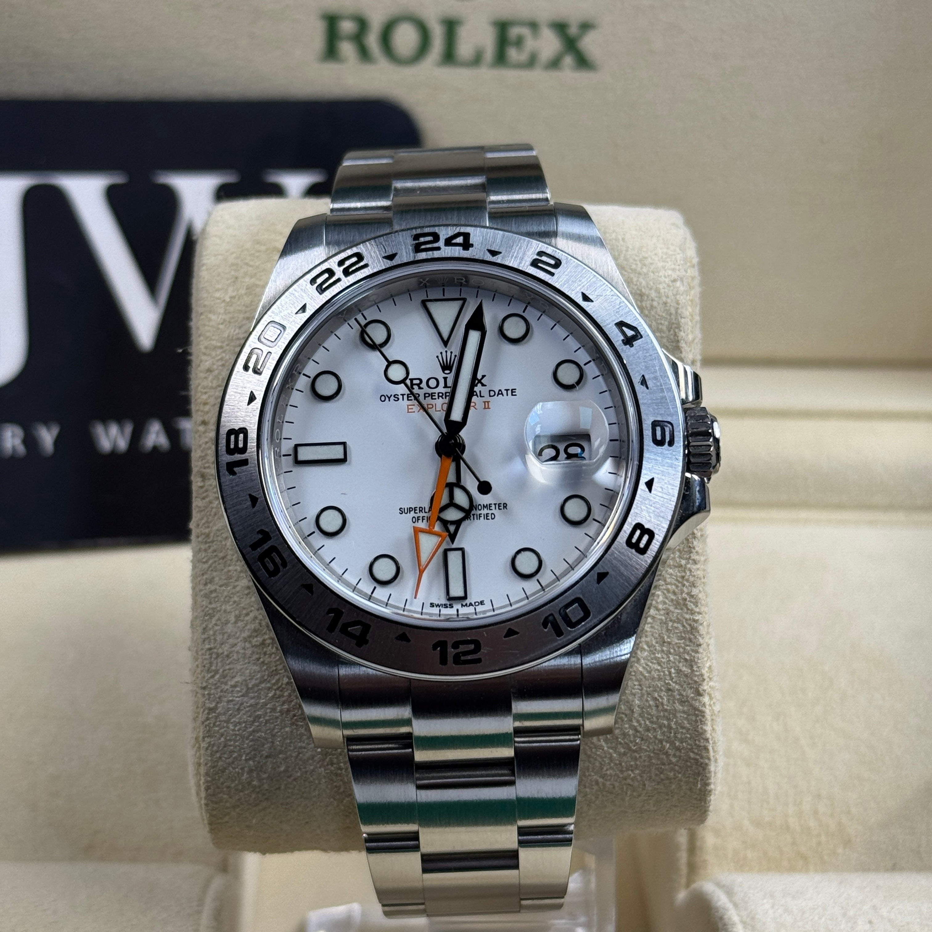 Rolex Explorer II 216570 "Polar" White Dial 2021
