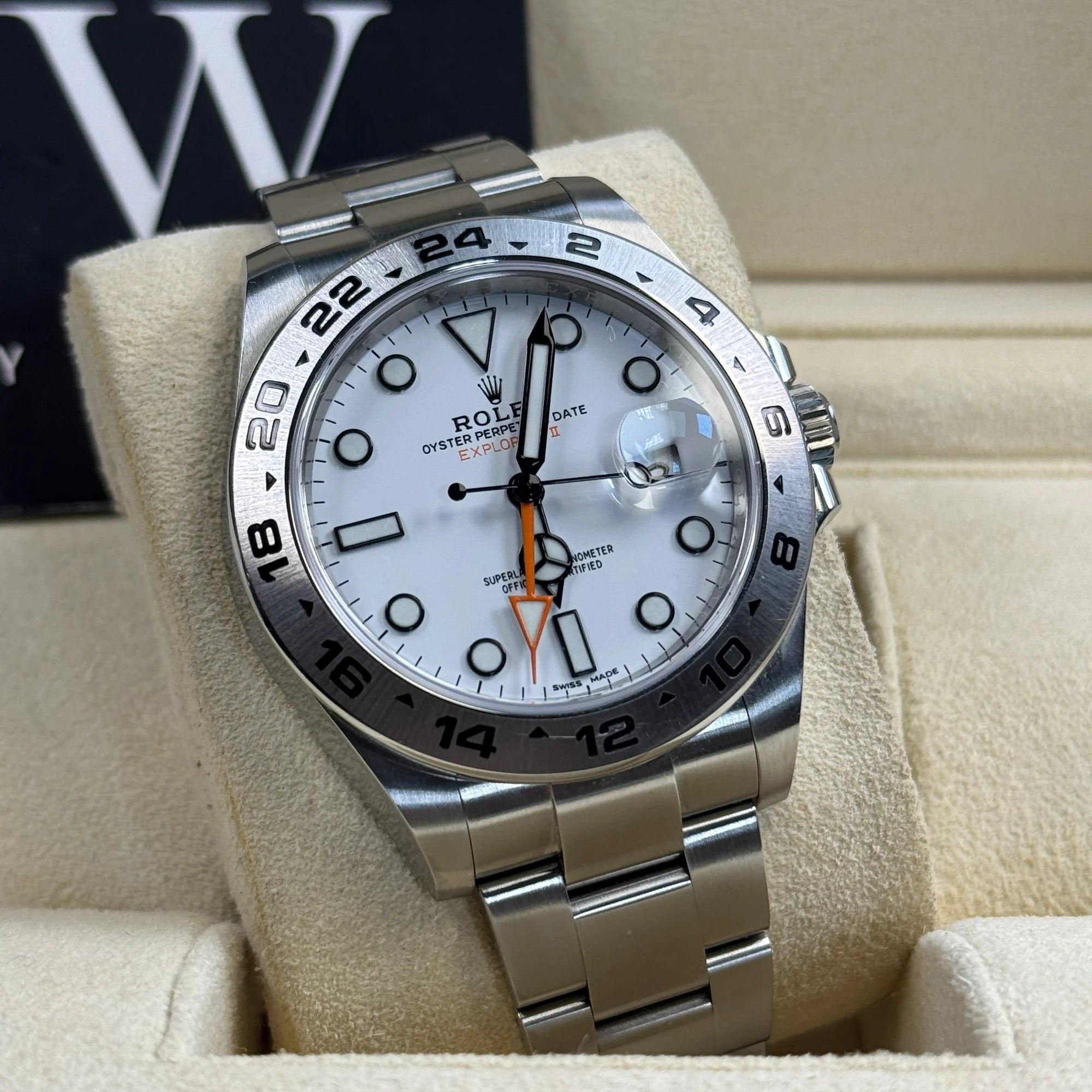 Rolex Explorer II 216570 'Polar' White Dial 2020