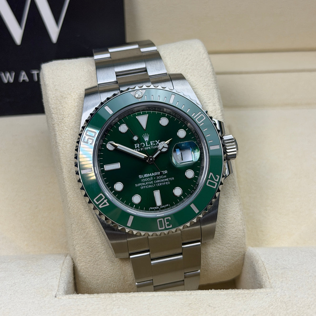 Rolex Submariner 116610LV 'Hulk' Green Dial 2019