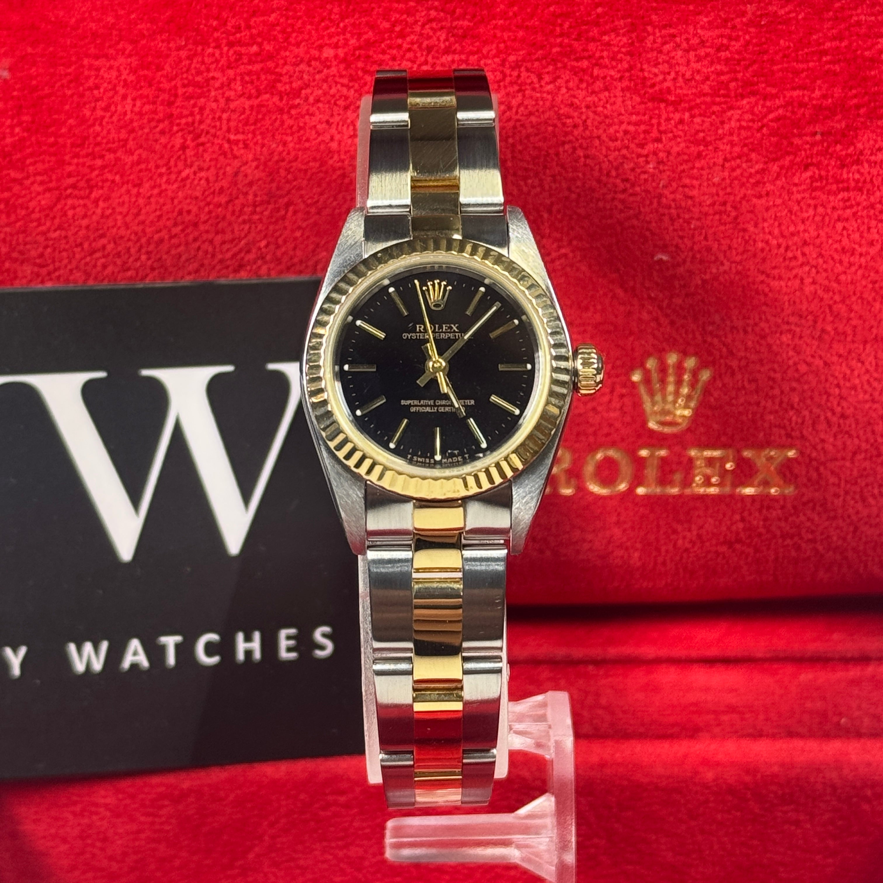 Rolex Oyster Perpetual 26mm 76193 Black Dial 1999