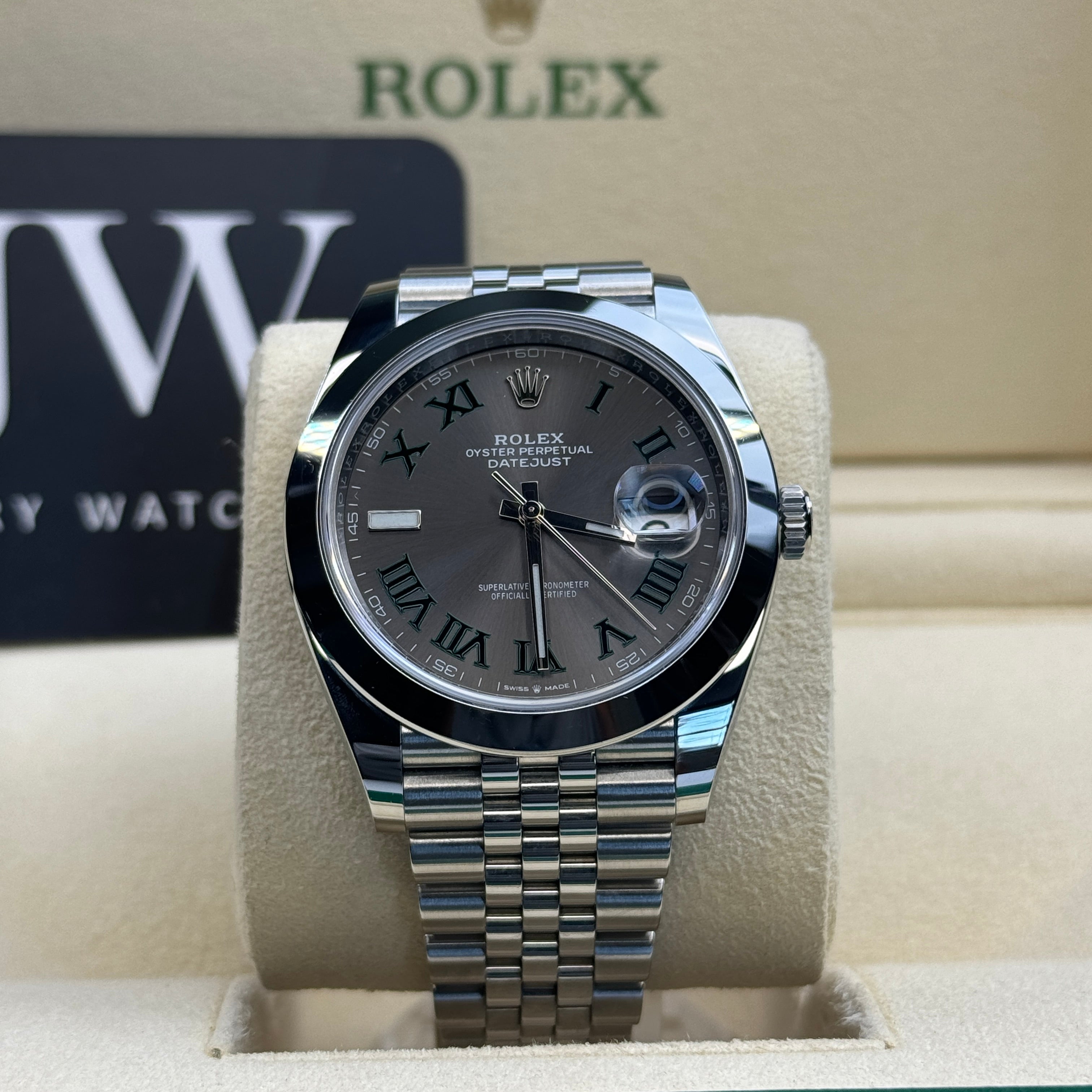 Rolex Datejust 41 126300 Wimbledon Dial 2019