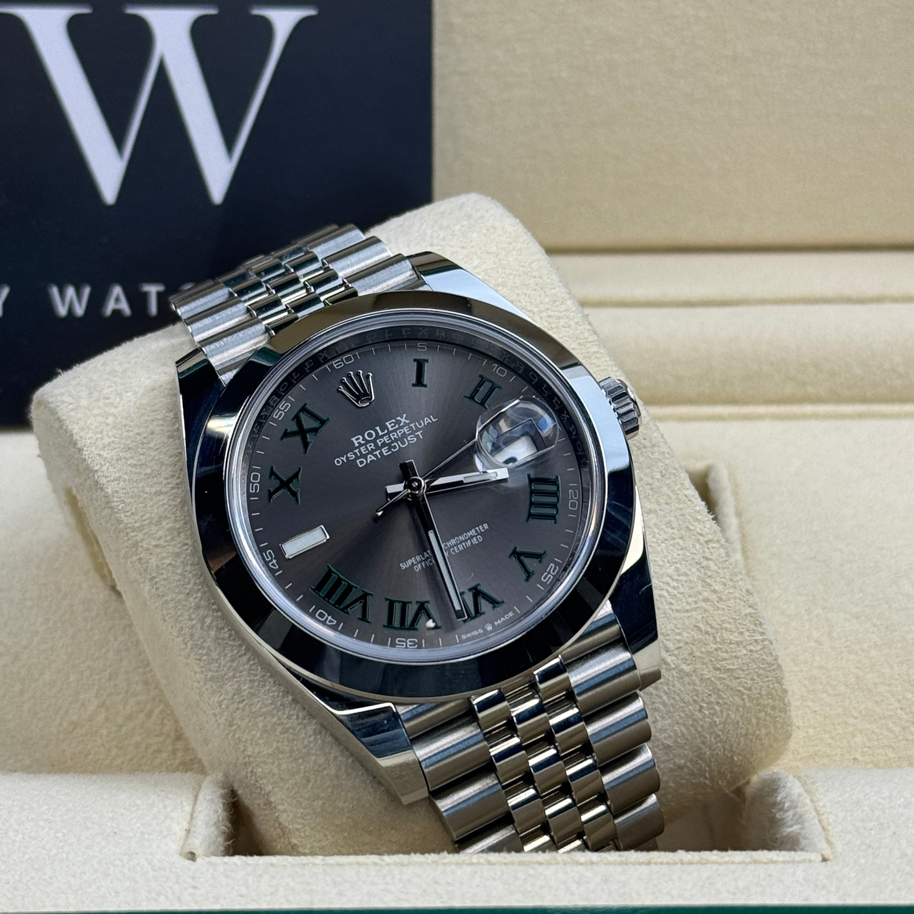 Rolex Datejust 41 126300 Wimbledon Dial 2019