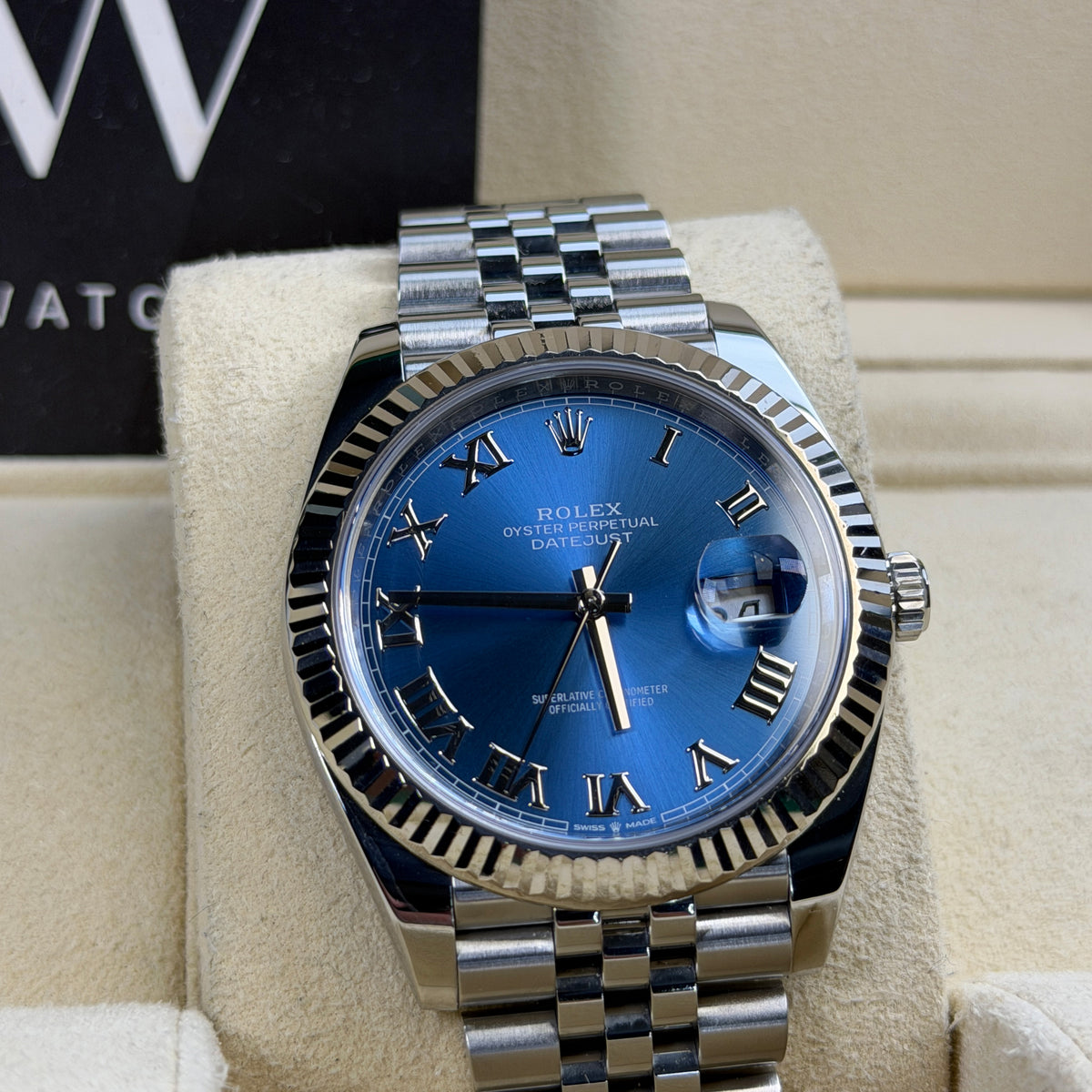 Rolex Datejust 41 126334 Blue Dial Jubilee 2019
