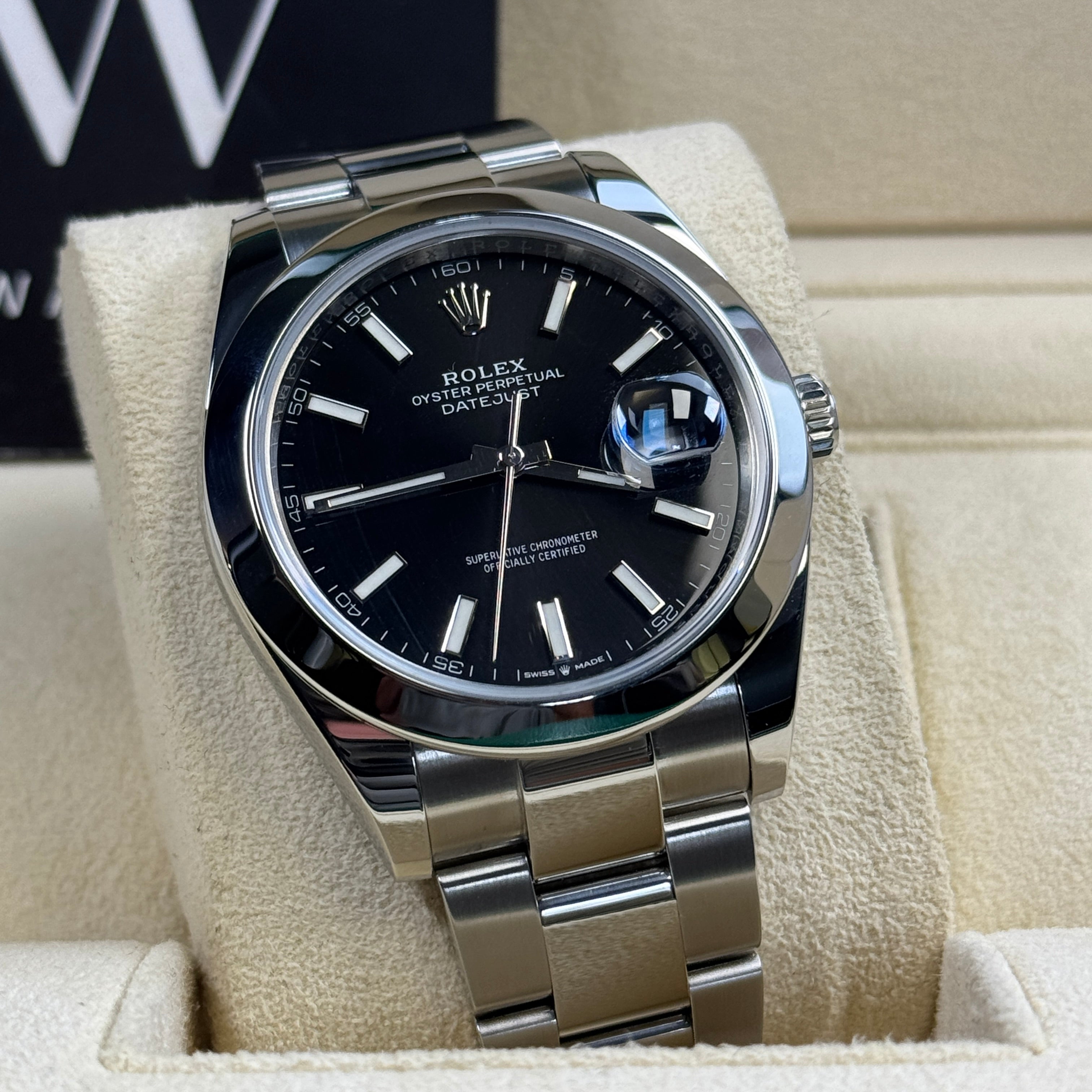 Rolex Datejust 41 126300 Black Dial Oyster 2020