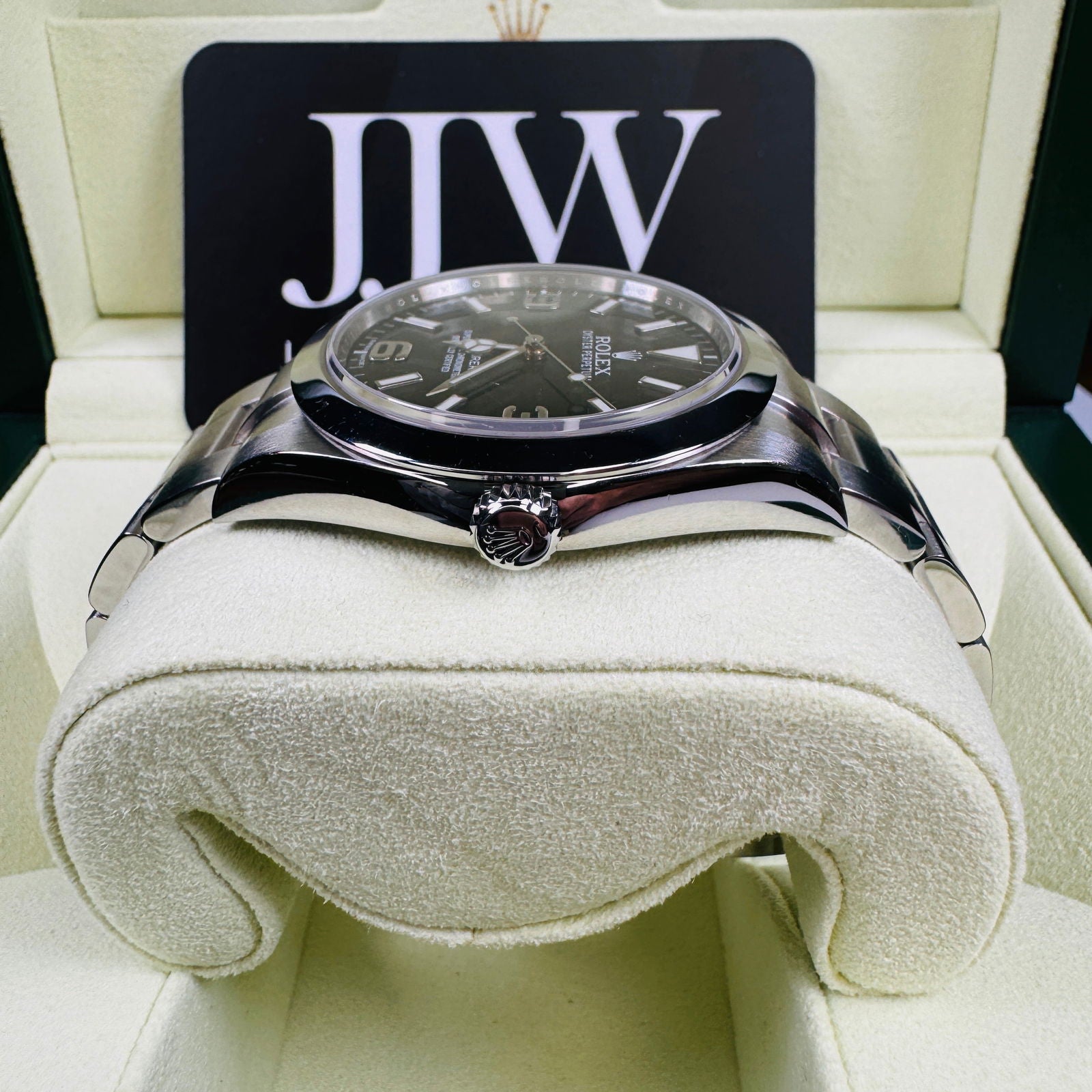 Rolex Explorer 214270 Black Dial 2012 - JJW Watches