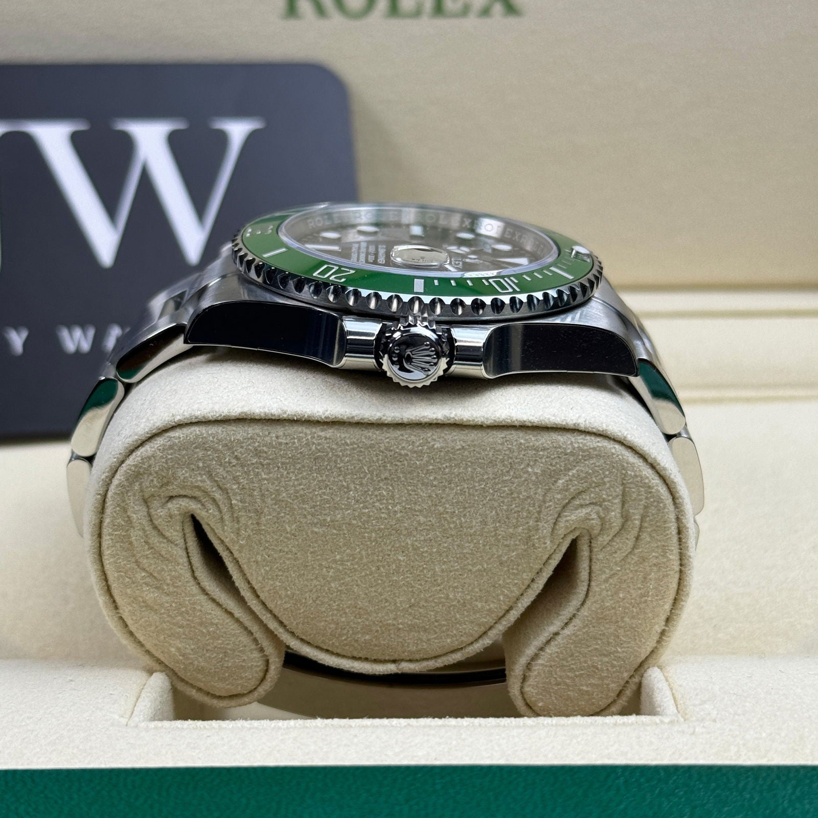 Rolex Submariner Green Celebrity Men's Iced-Out Diamond Watch