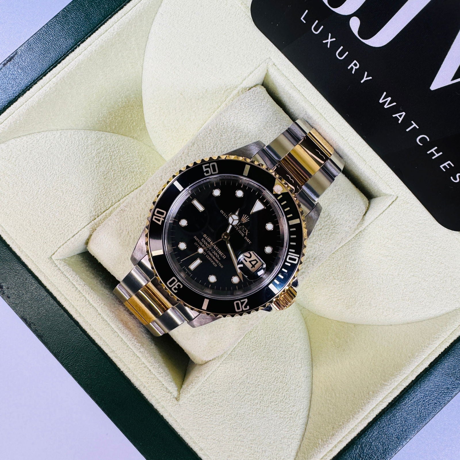 Rolex Submariner 16613 Black Dial - JJW Watches