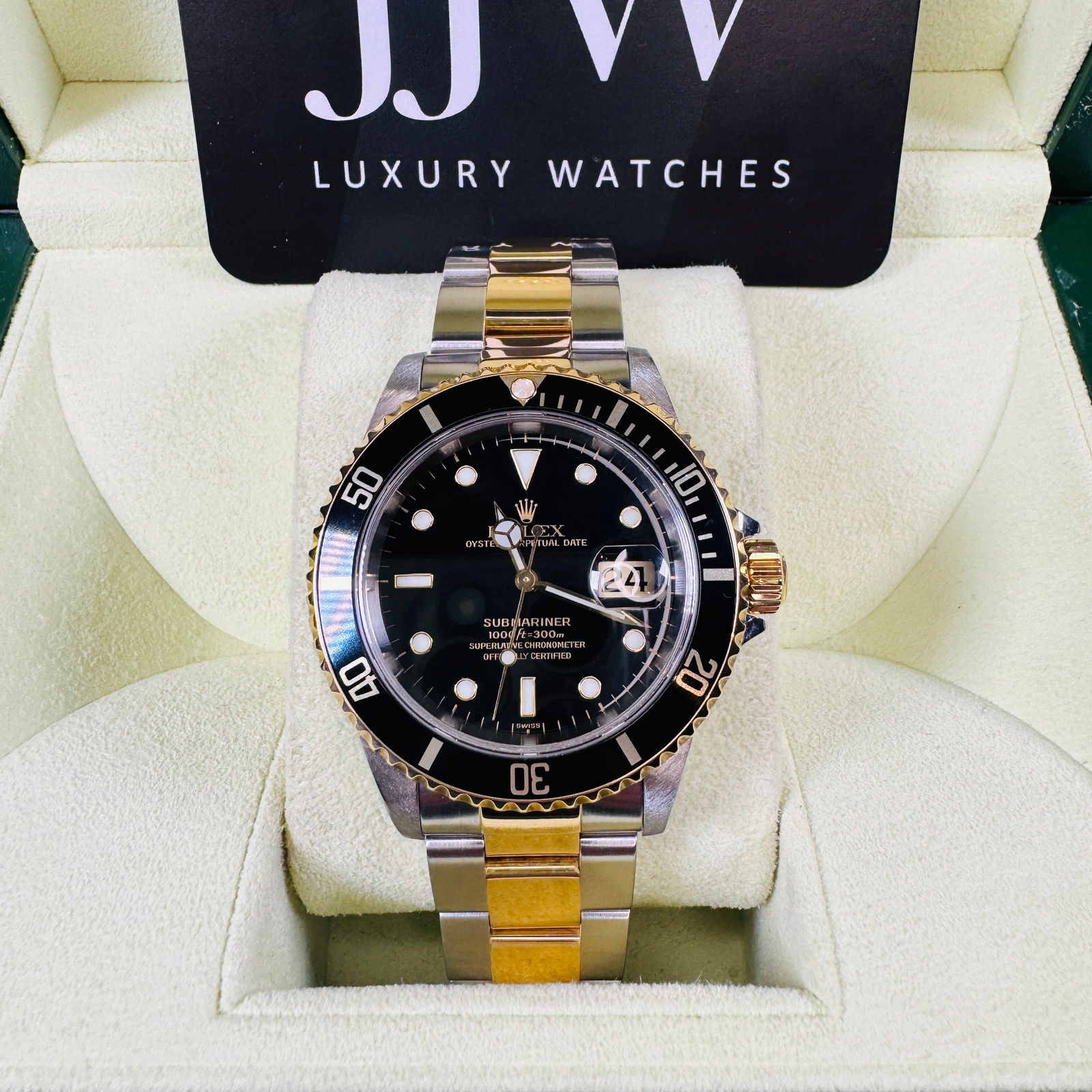 Rolex Submariner 16613 Black Dial - JJW Watches